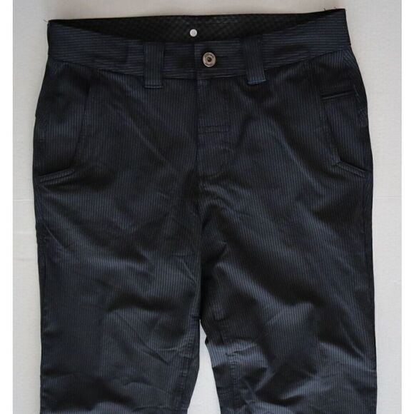 Lululemon Athletica Men's Sz 32x33 Black Pinstripe ABC Performance Pants - Picture 8 of 9